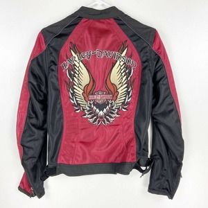 Harley-Davidson Motorcycle Riding Jacket Red M